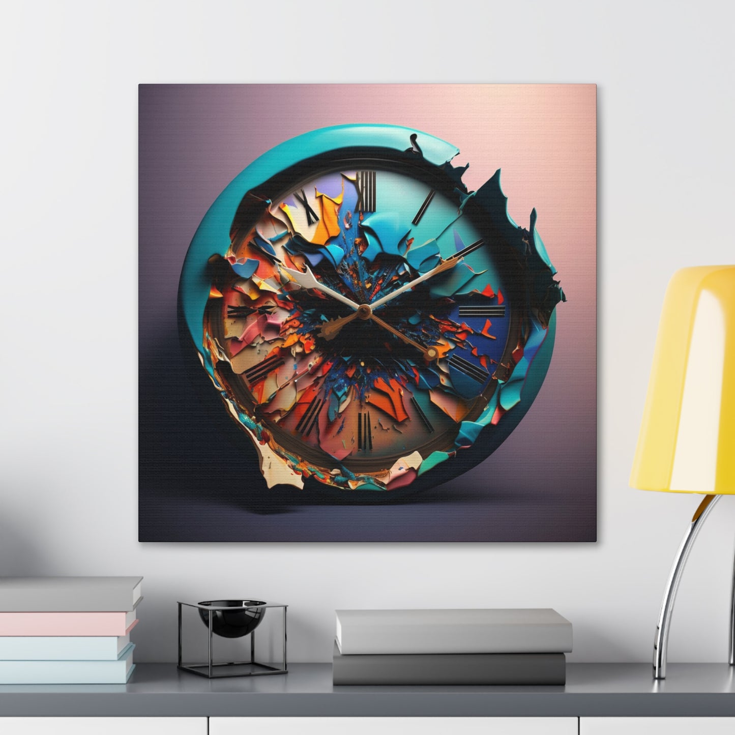 Abstract Color Clock 4