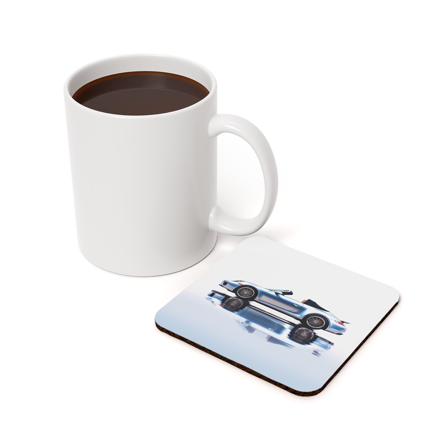 Cork Back Coaster 911 Speedster on water 1