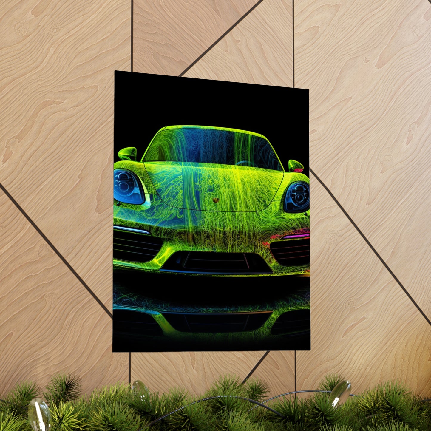 Premium Matte Vertical Posters Porsche Flair 3