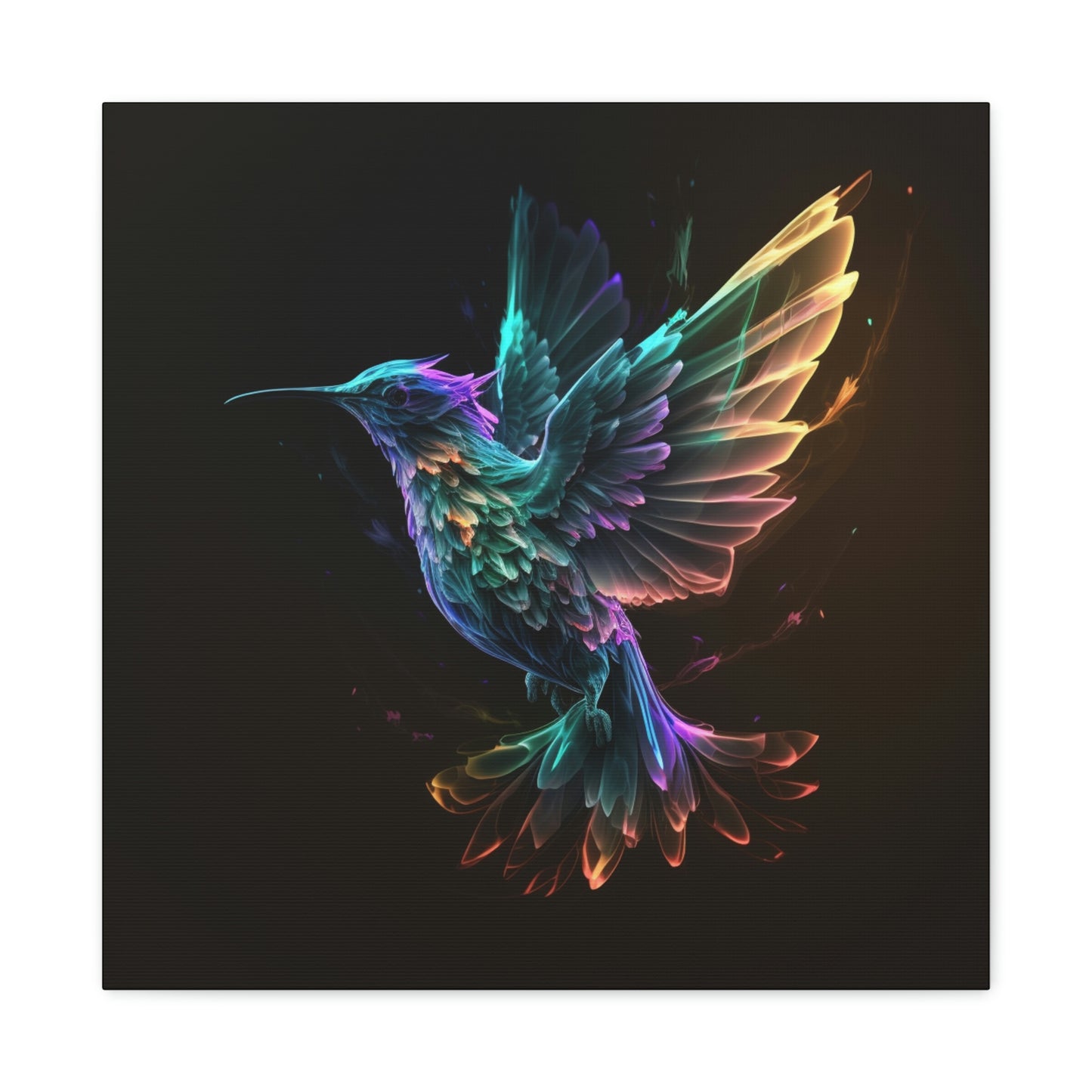 Hummingbird florescent glow