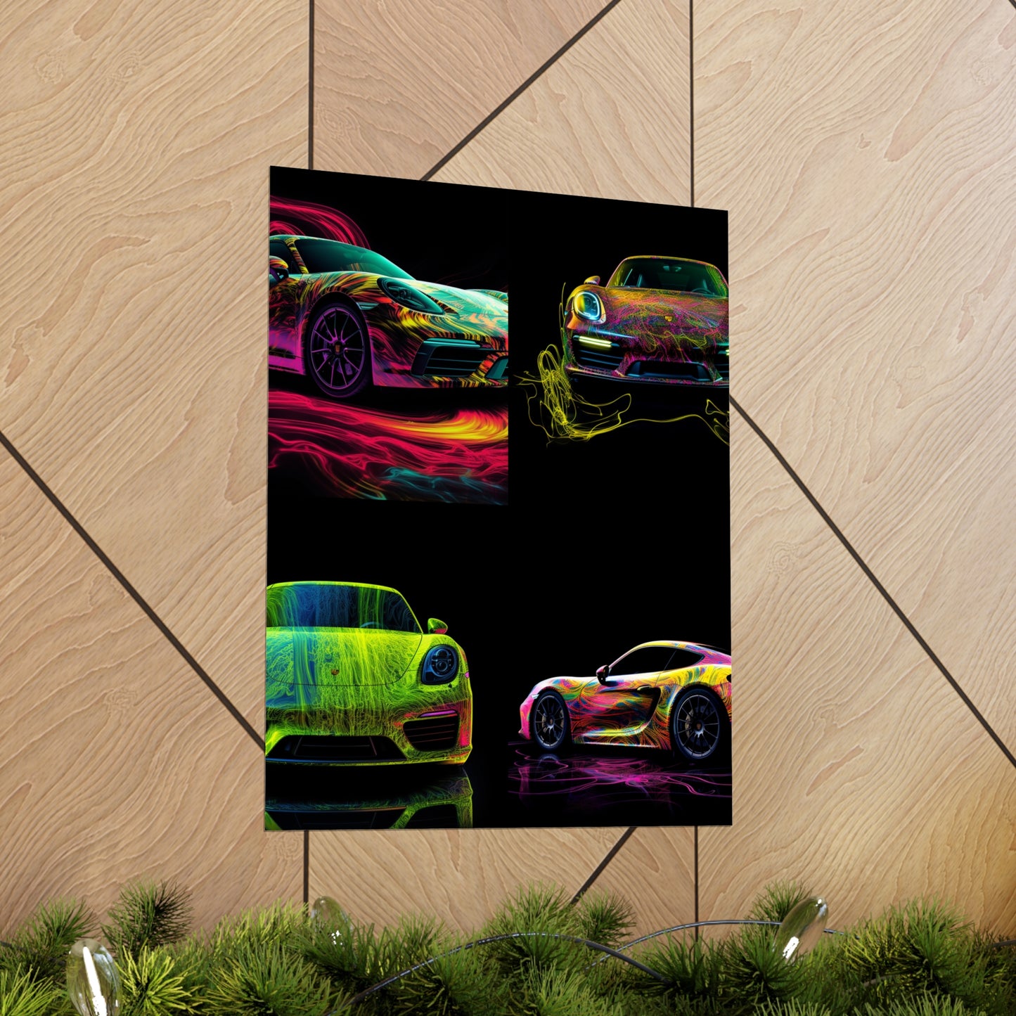 Premium Matte Vertical Posters Porsche Flair 5