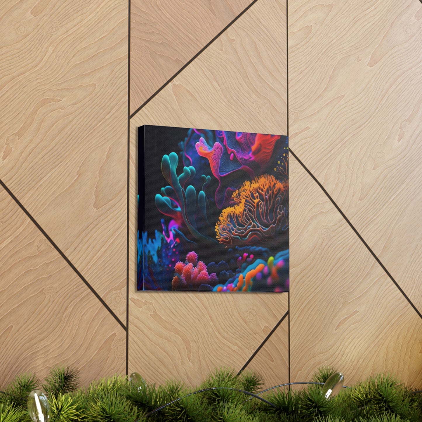 Canvas Gallery Wraps Macro Coral Reef 2