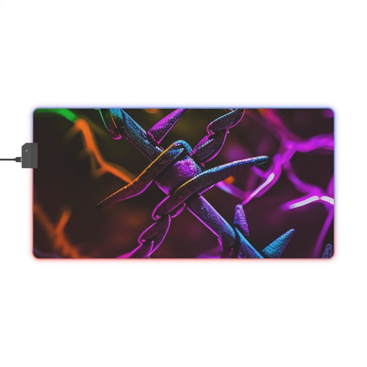 LED Gaming Mouse Pad Macro Neon Barb 4