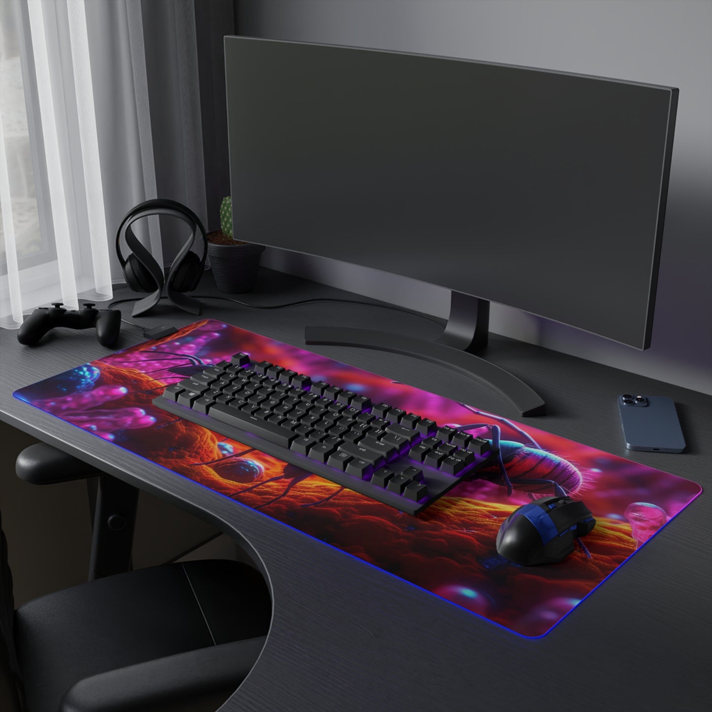 LED Gaming Mouse Pad Ants Home 4