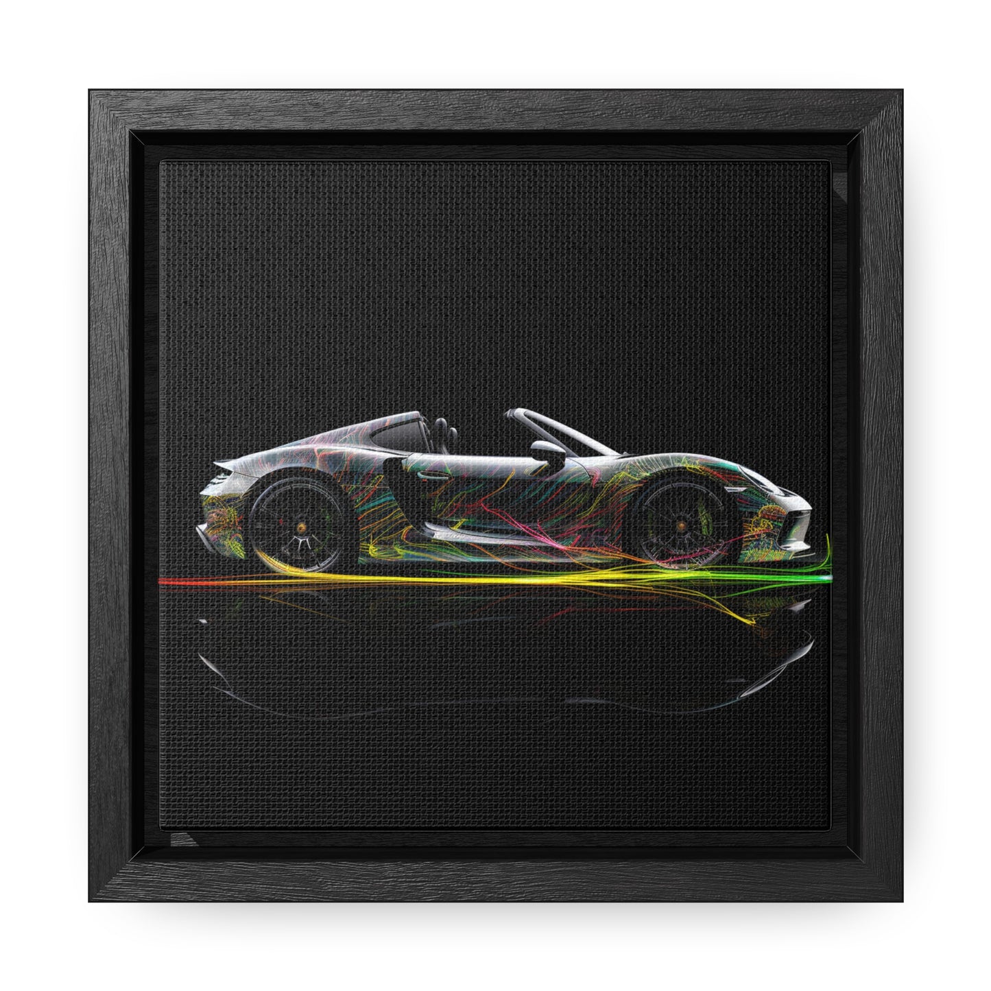 Gallery Canvas Wraps, Square Frame Porsche Line 1