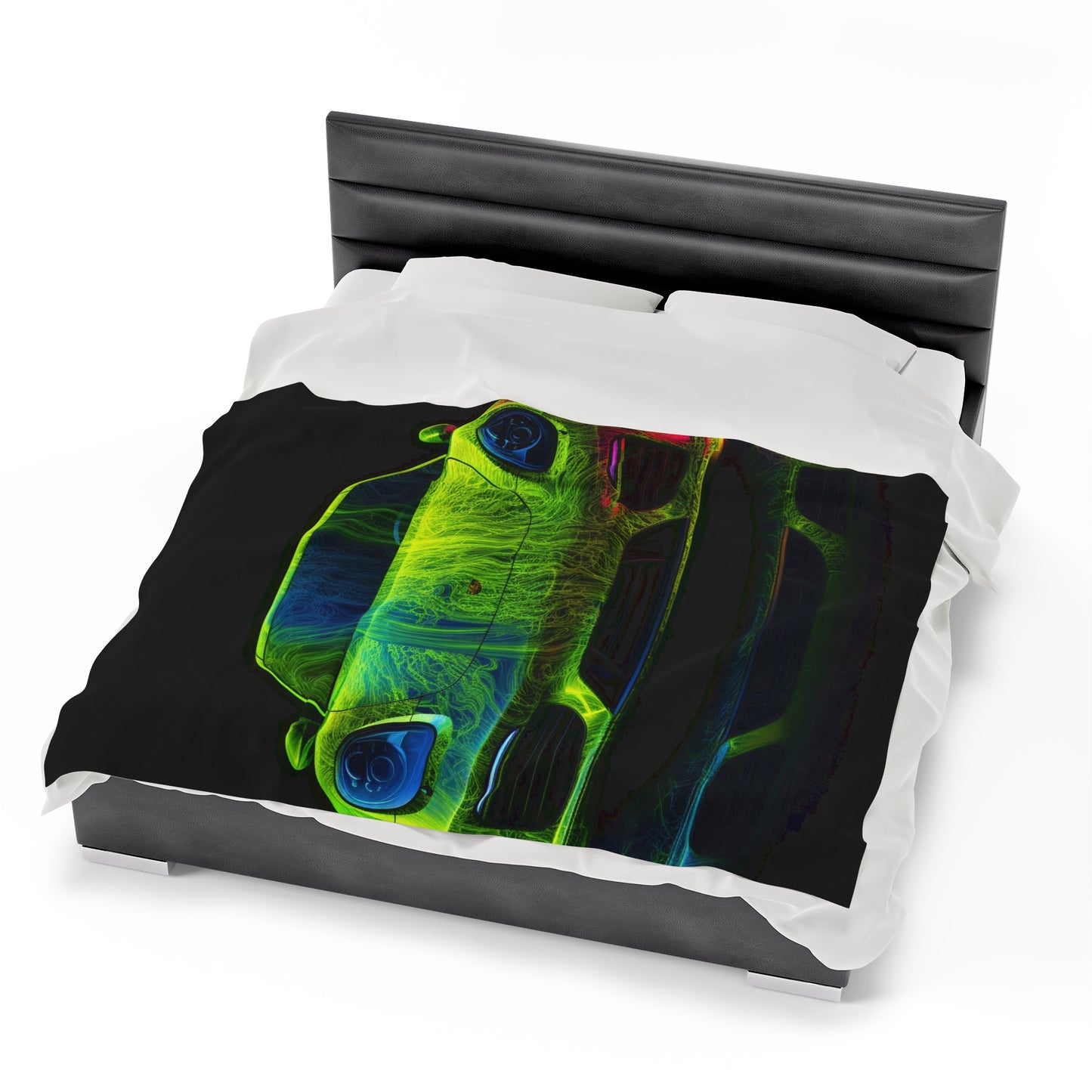 Velveteen Plush Blanket Porsche Flair 3