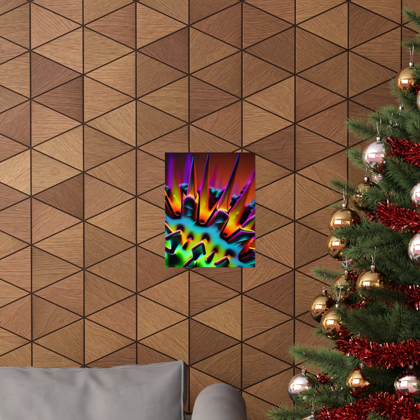 posters  Macro Neon Spike 4