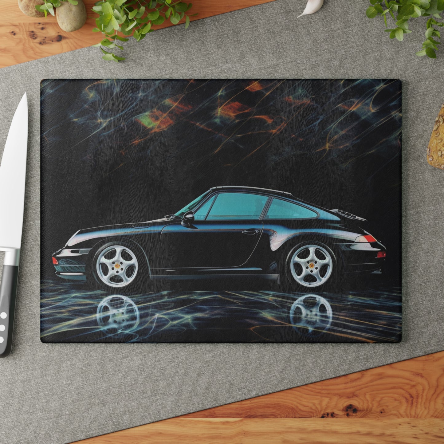 Glass Cutting Board Porsche 933 2