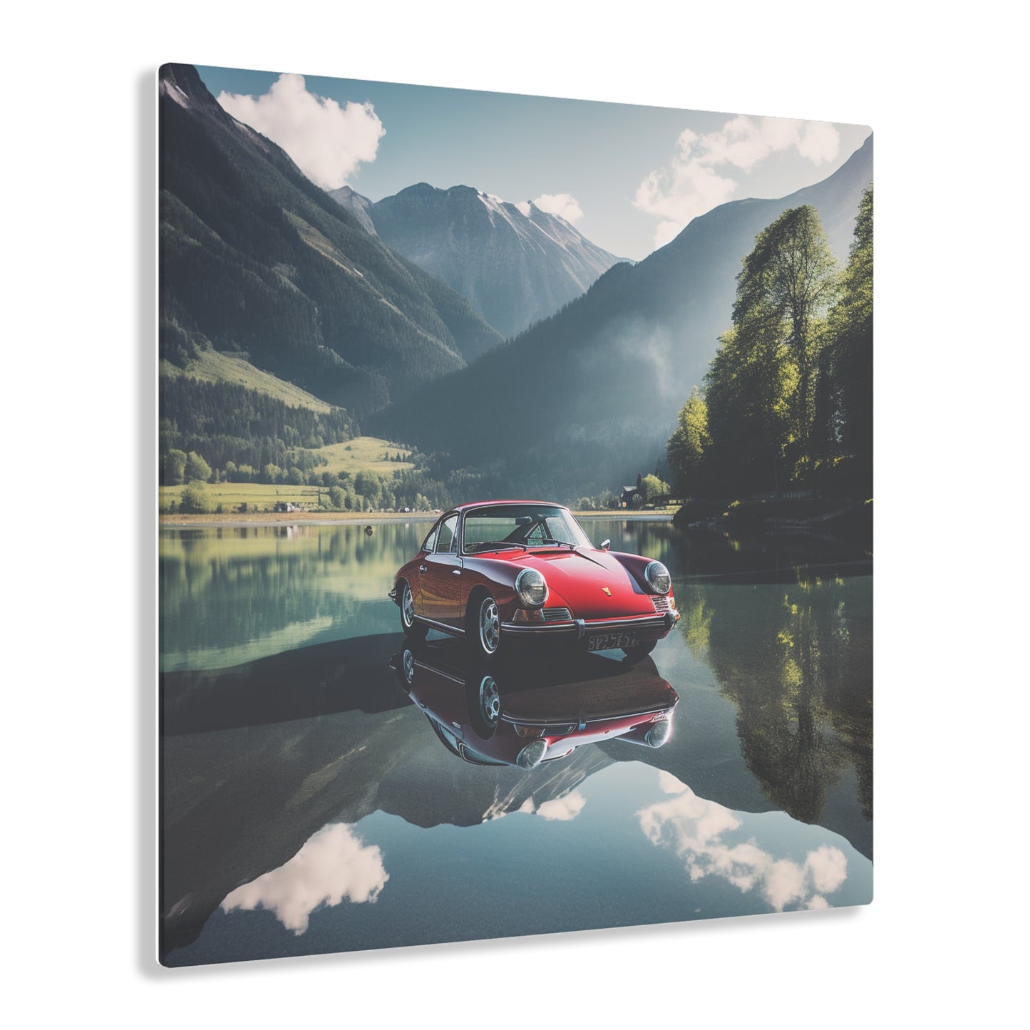 Acrylic Prints Porsche Lake 3