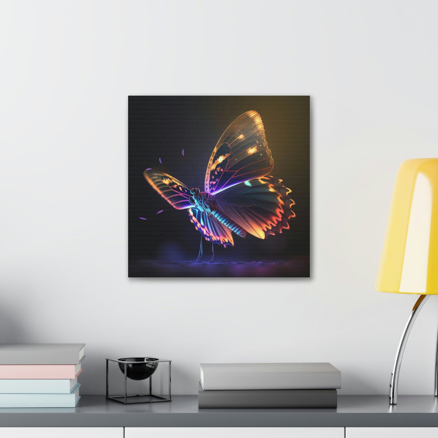 Butterfly neon glow