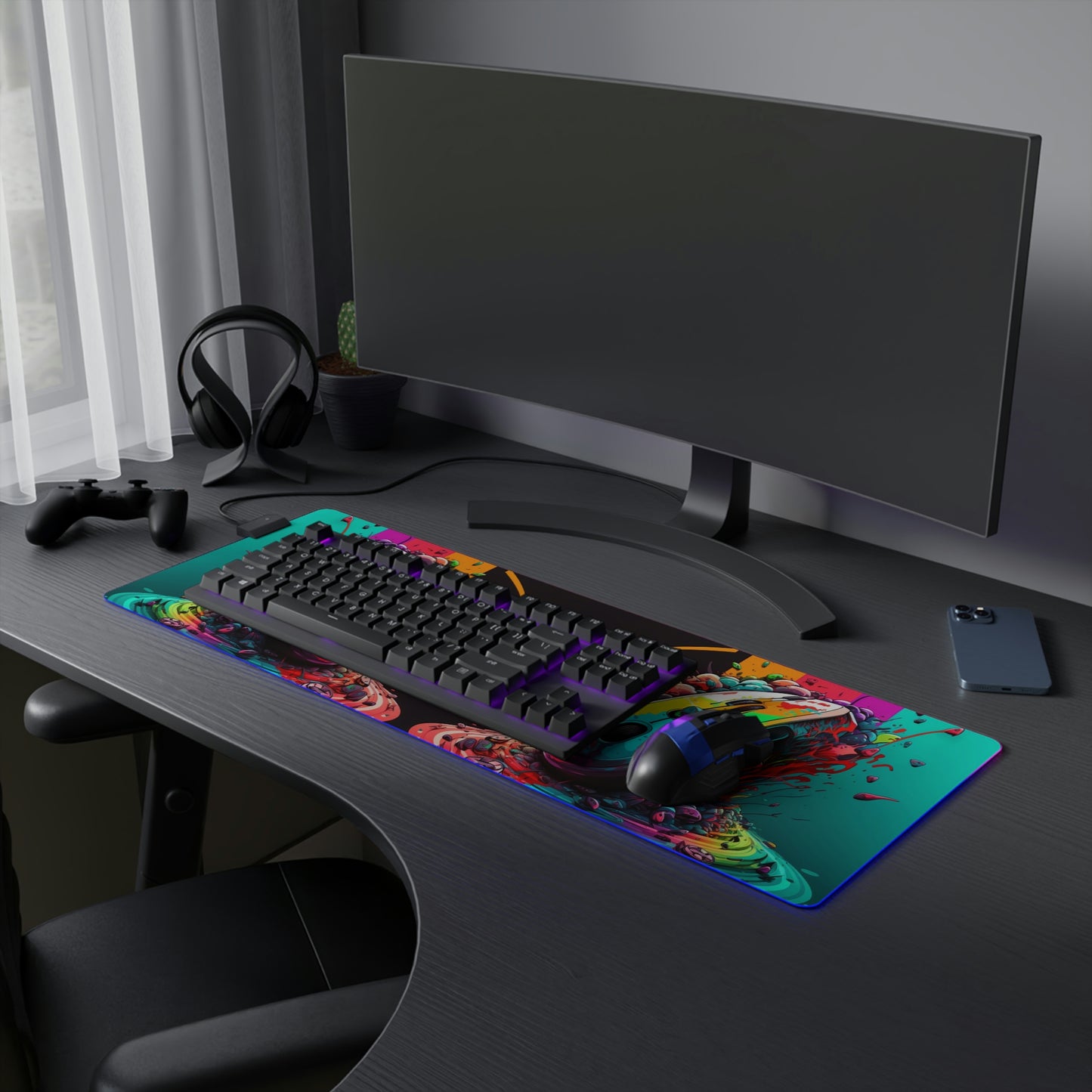 LED Gaming Mouse Pad Gaming Mouse 2