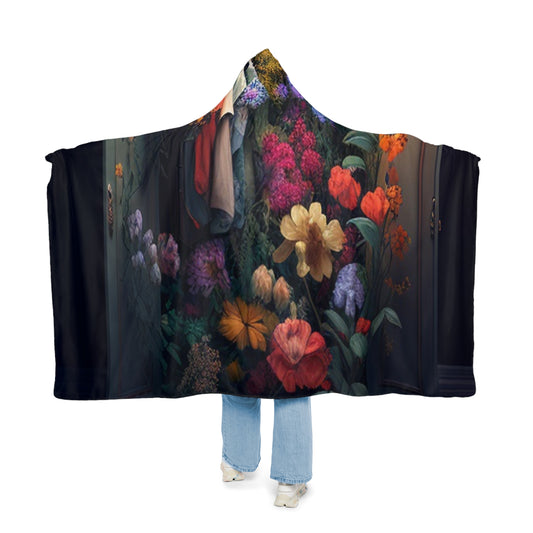 Snuggle Hooded Blanket A Wardrobe Surrounded by Flowers 4