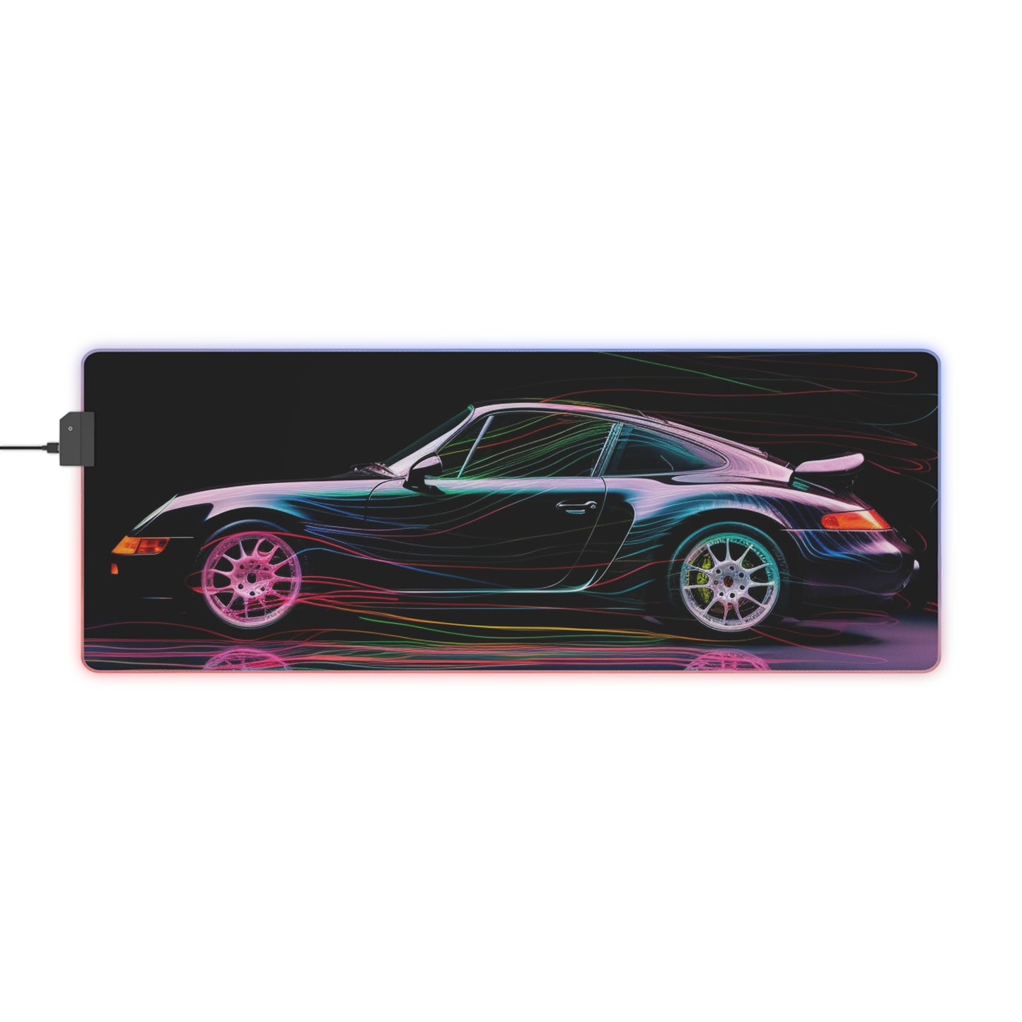 LED Gaming Mouse Pad Porsche 933 1