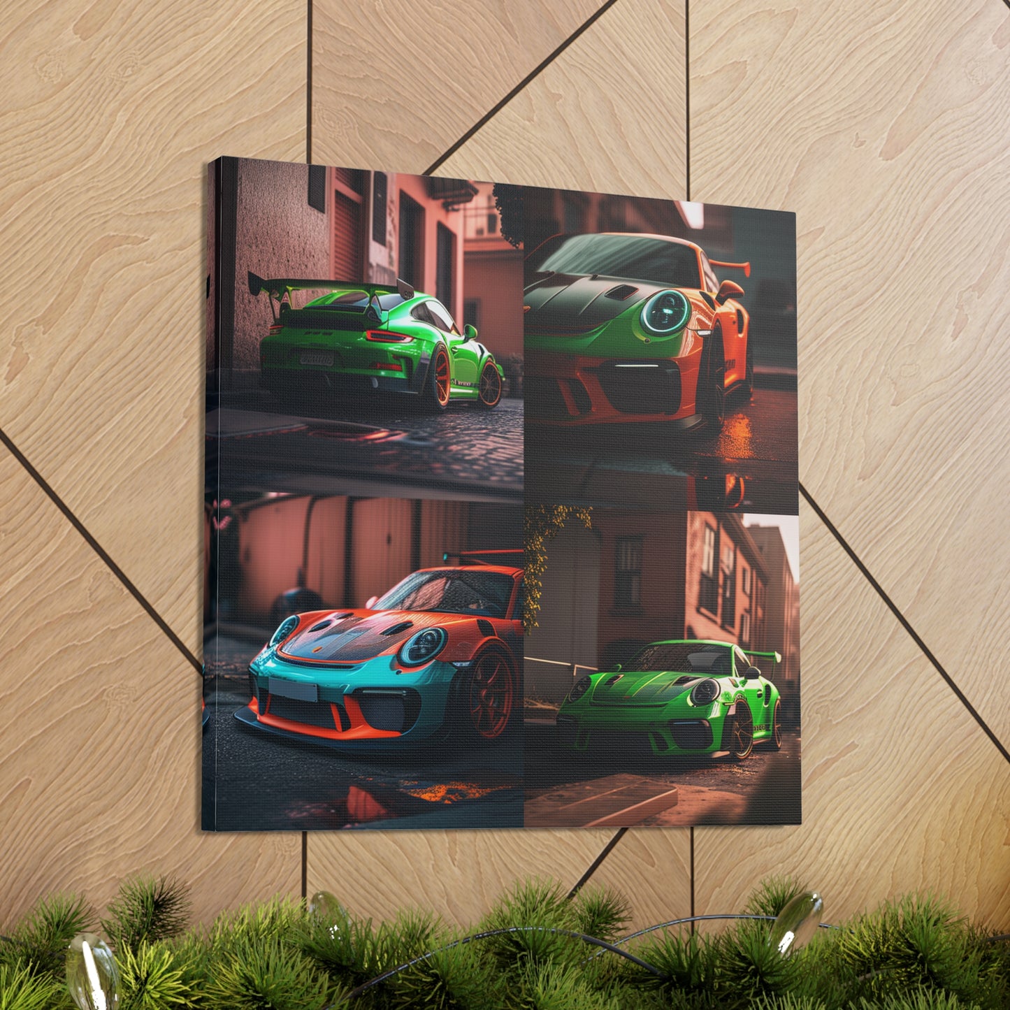 Canvas Gallery Wraps Porsche 911 gt3 4 pack