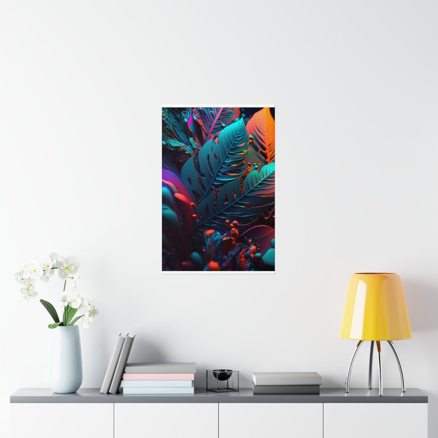 Premium Matte Vertical Posters Macro Florescent 1