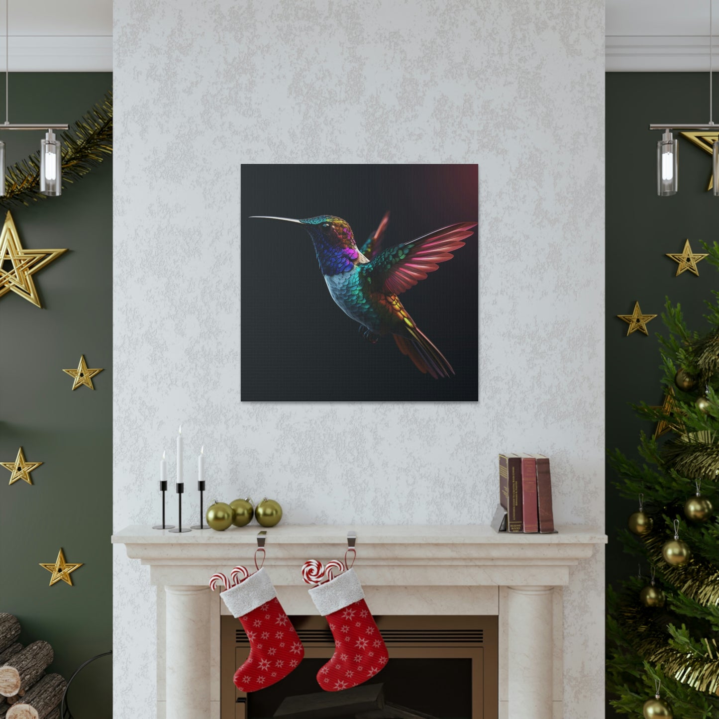 colorful hummingbird real look