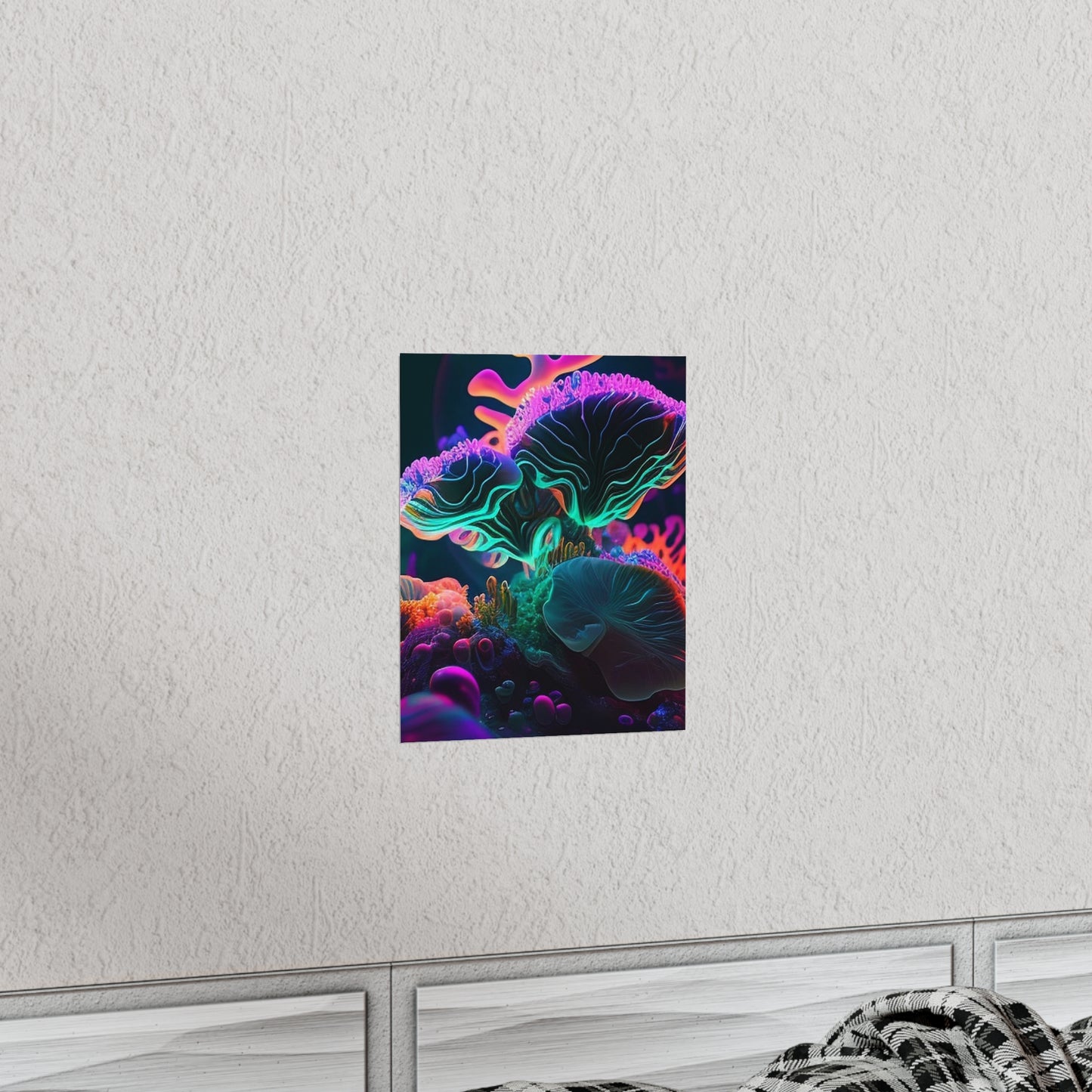 Premium Matte Vertical Posters Macro Coral Reef 4