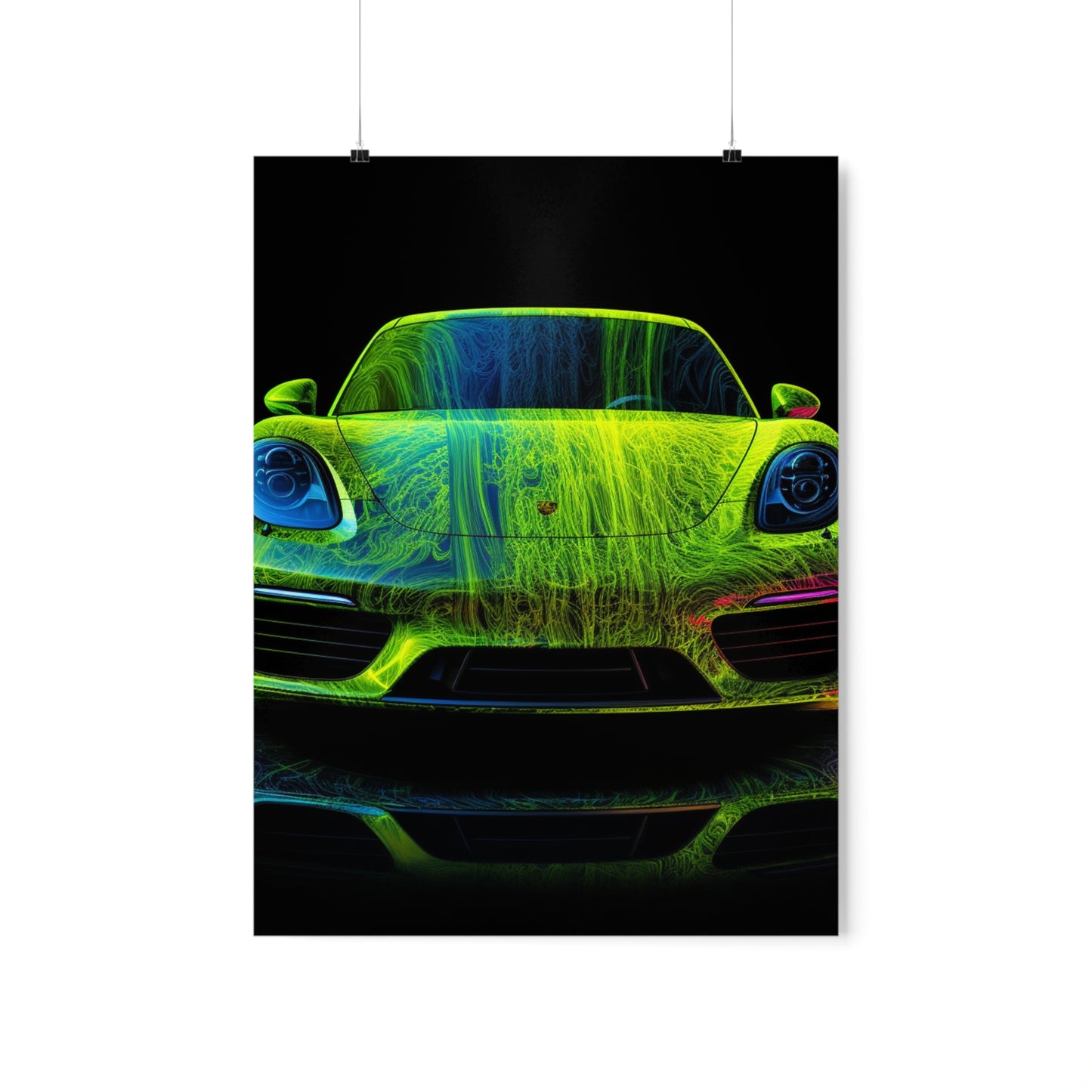 Premium Matte Vertical Posters Porsche Flair 3