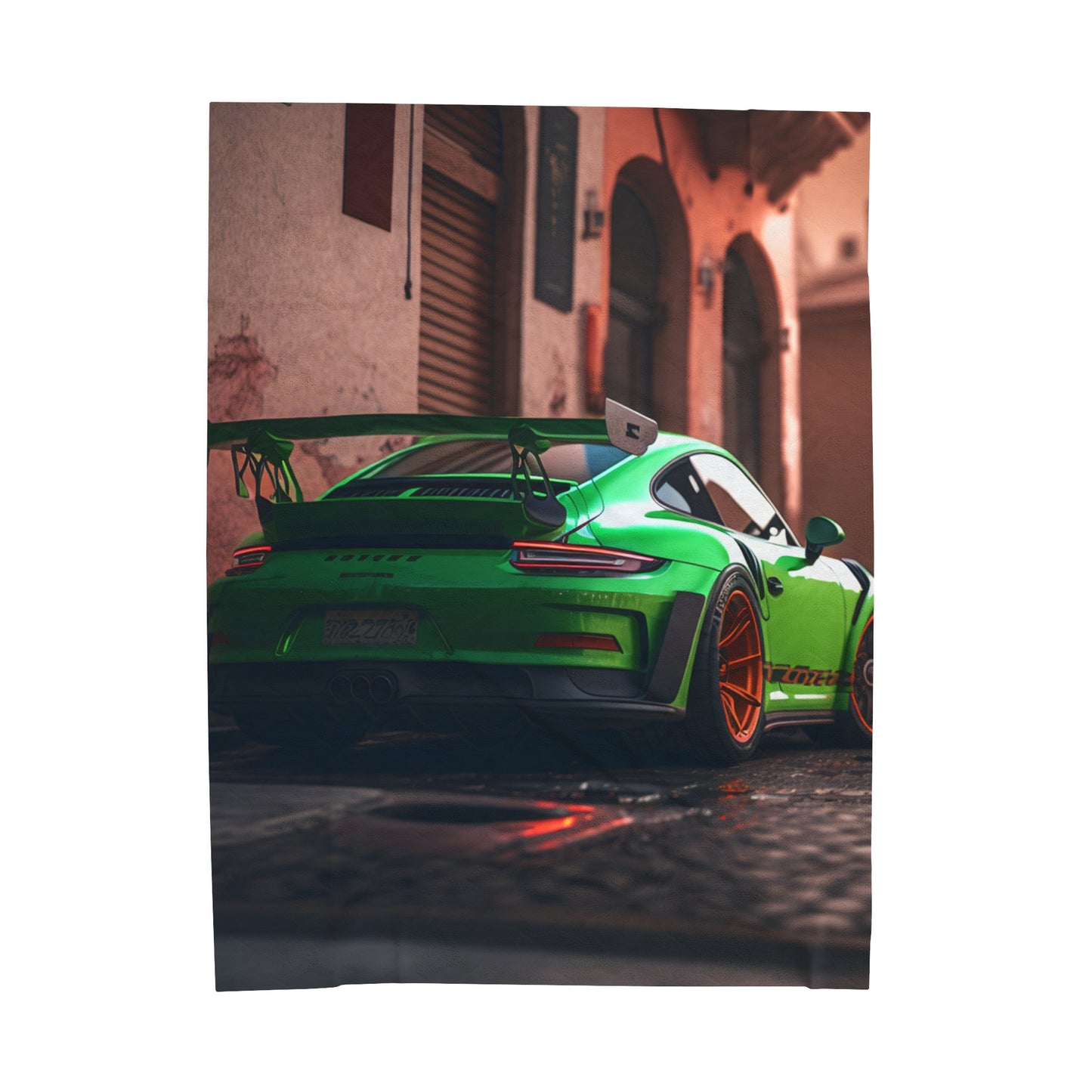 Velveteen Plush Blanket porsche 911 gt3 1