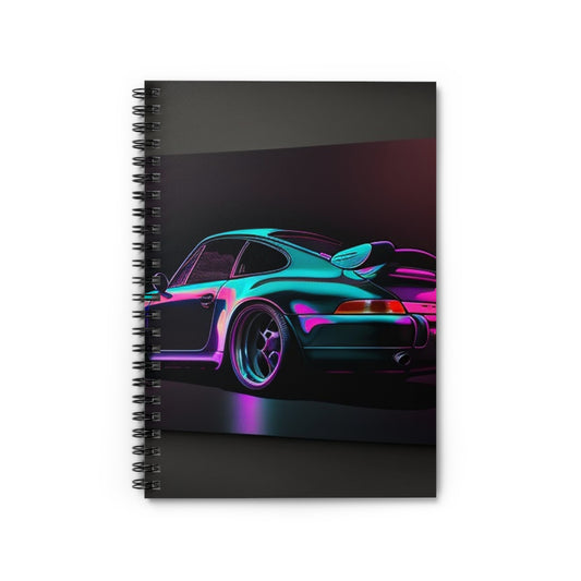 Spiral Notebook - Ruled Line Porsche Purple 1