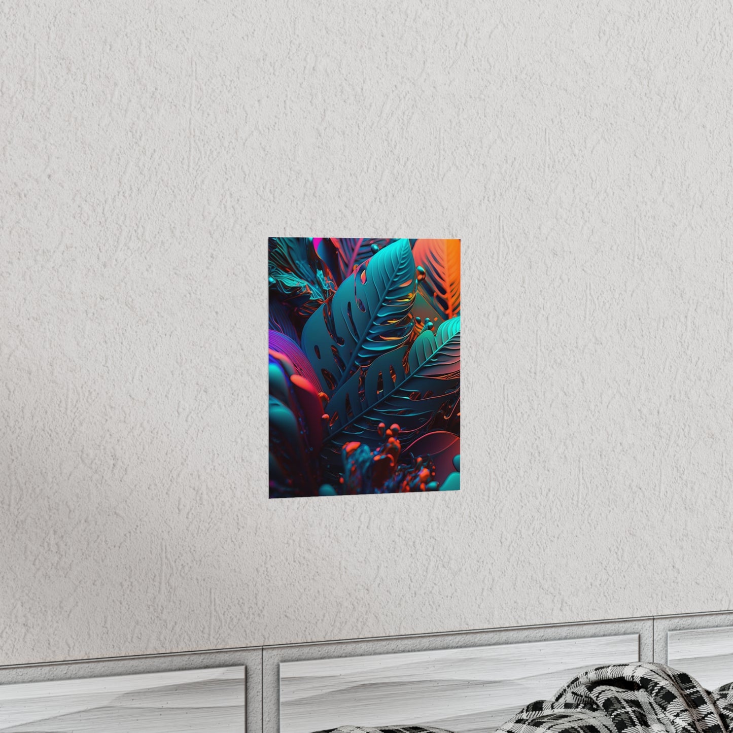 Premium Matte Vertical Posters Macro Florescent 1