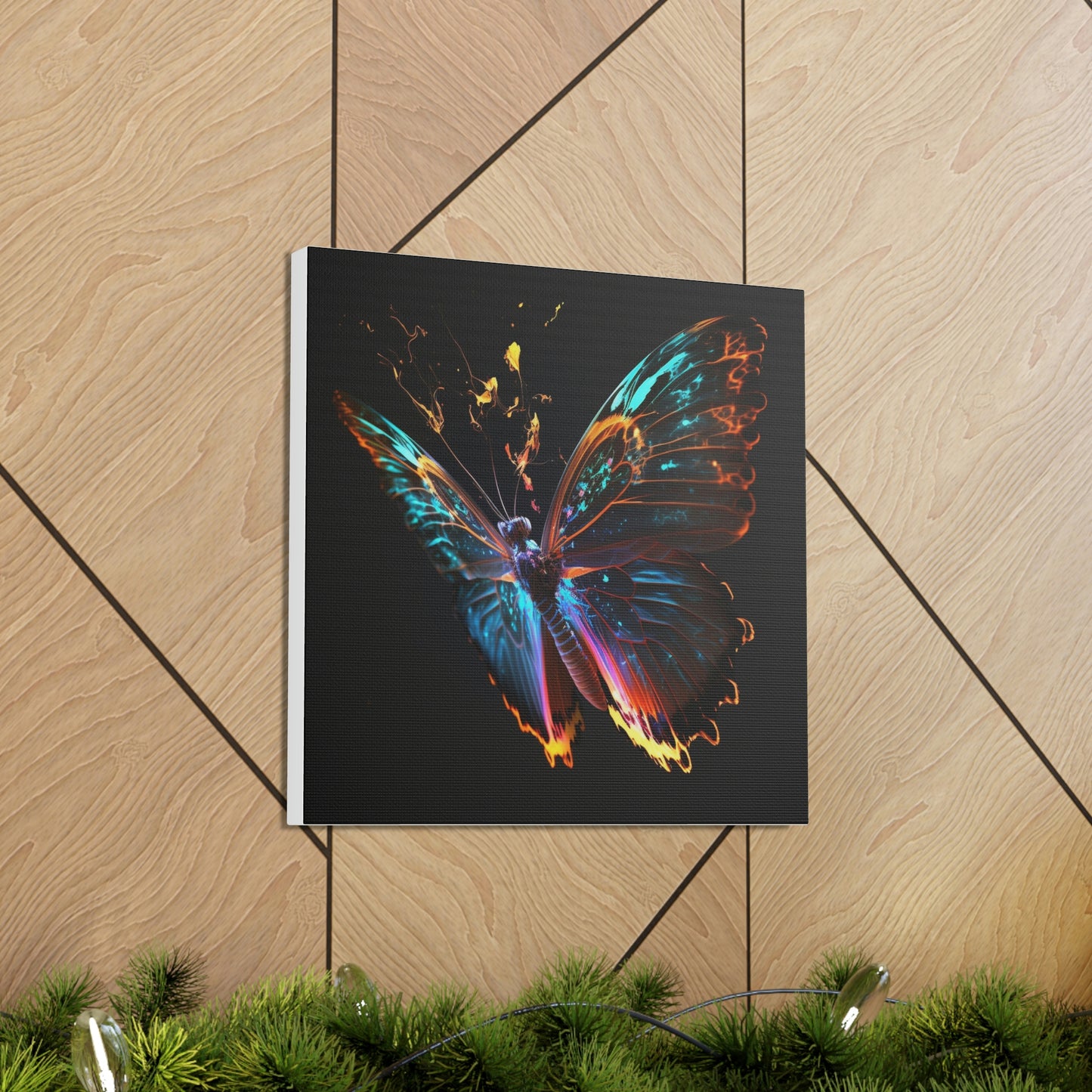 Butterfly glow neon