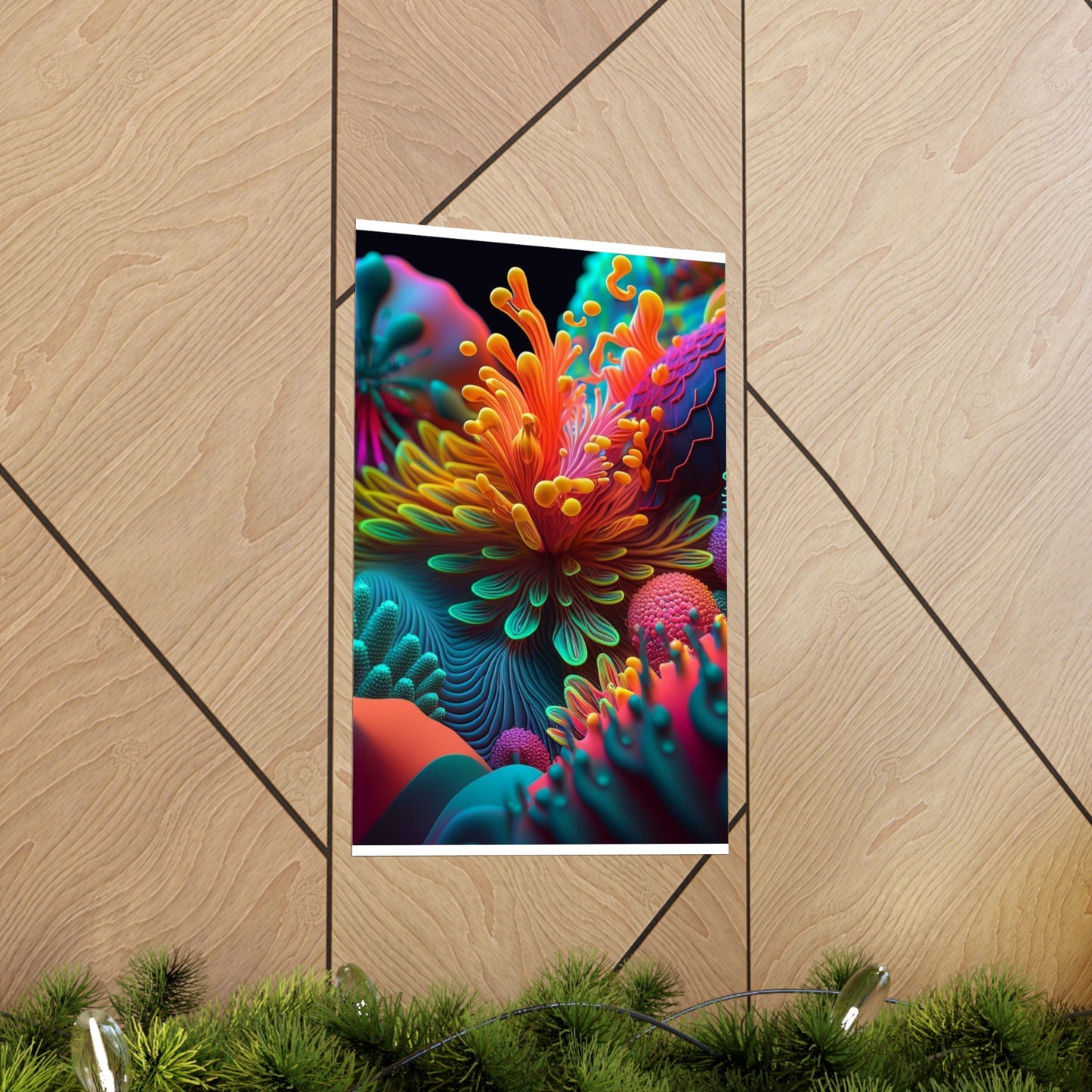 Premium Matte Vertical Posters Ocean Life Macro 3