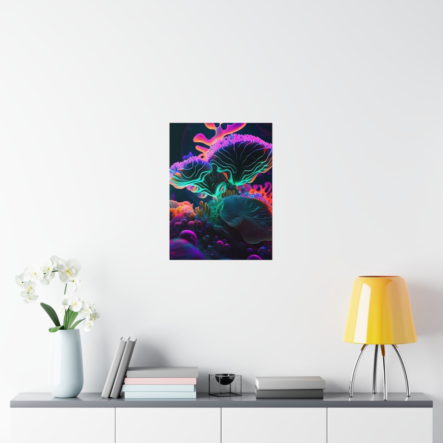 Premium Matte Vertical Posters Macro Coral Reef 4