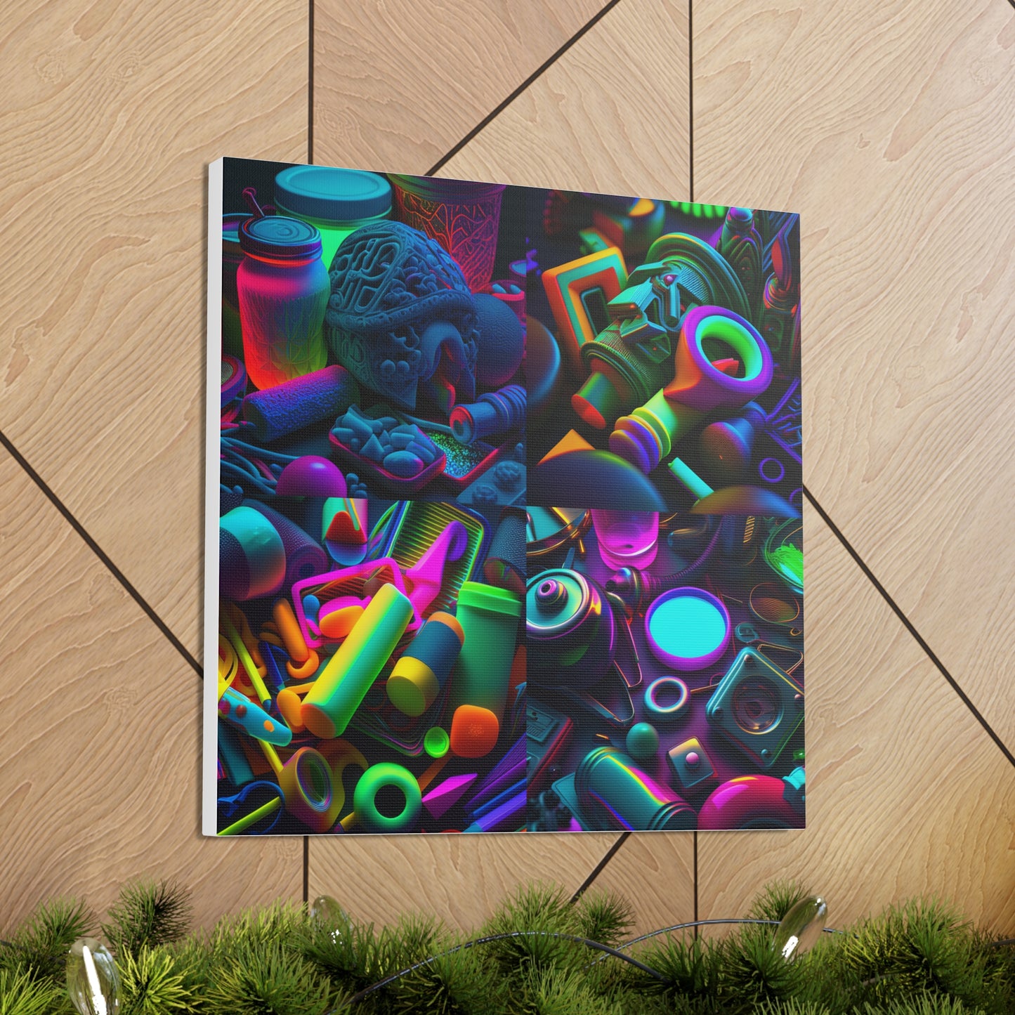 Canvas Gallery Wraps Neon Glow