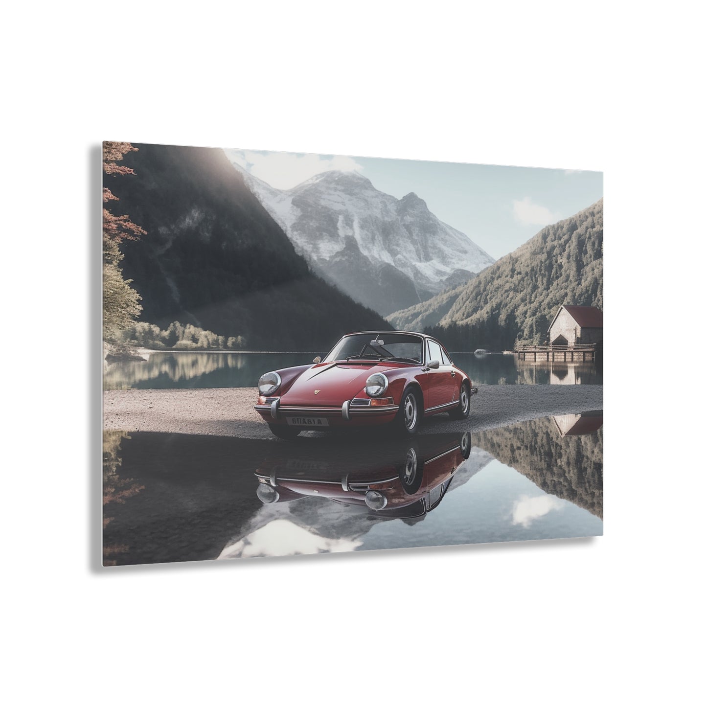 Acrylic Prints Porsche Lake 4