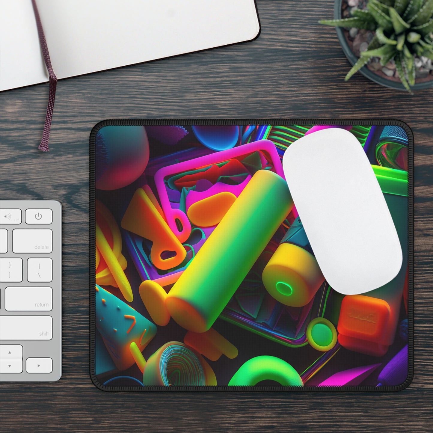 Gaming Mouse Pad  Neon Glow 3