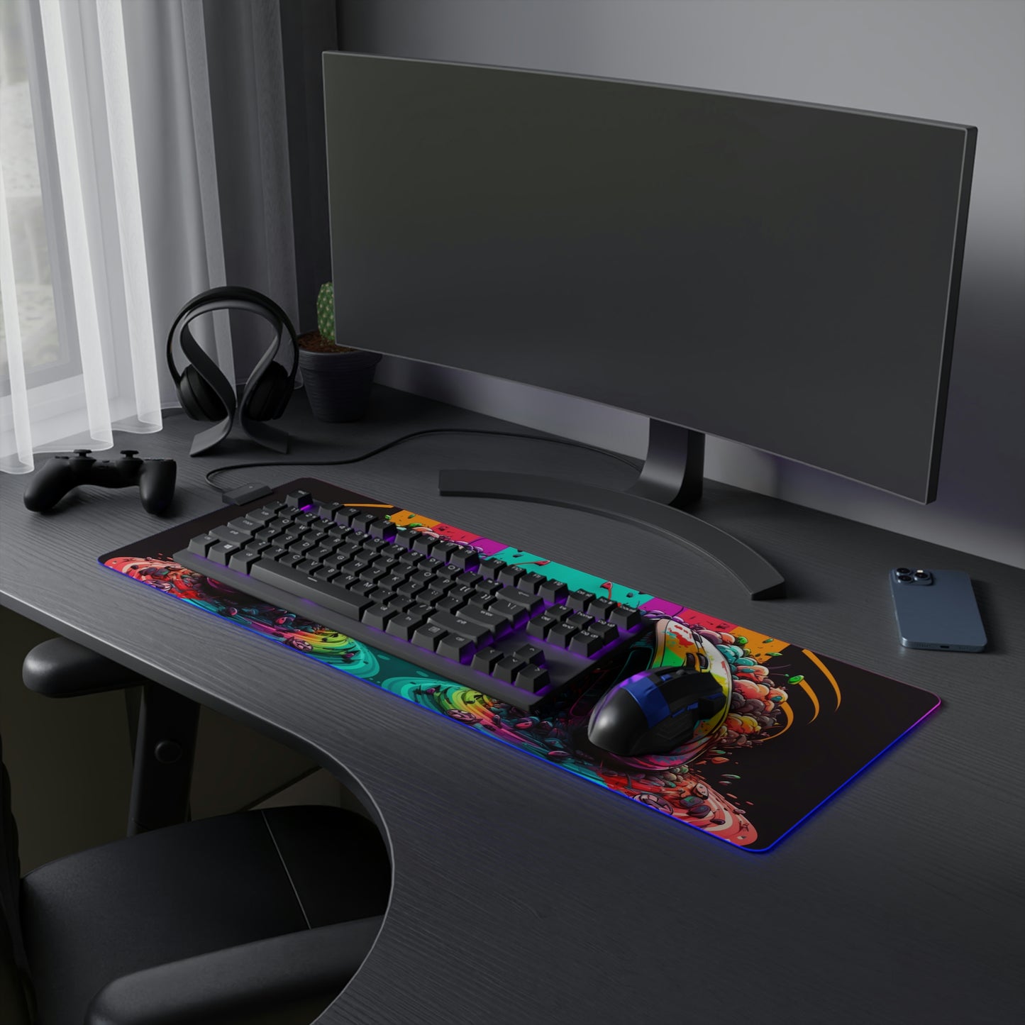 LED Gaming Mouse Pad Gaming Mouse 2