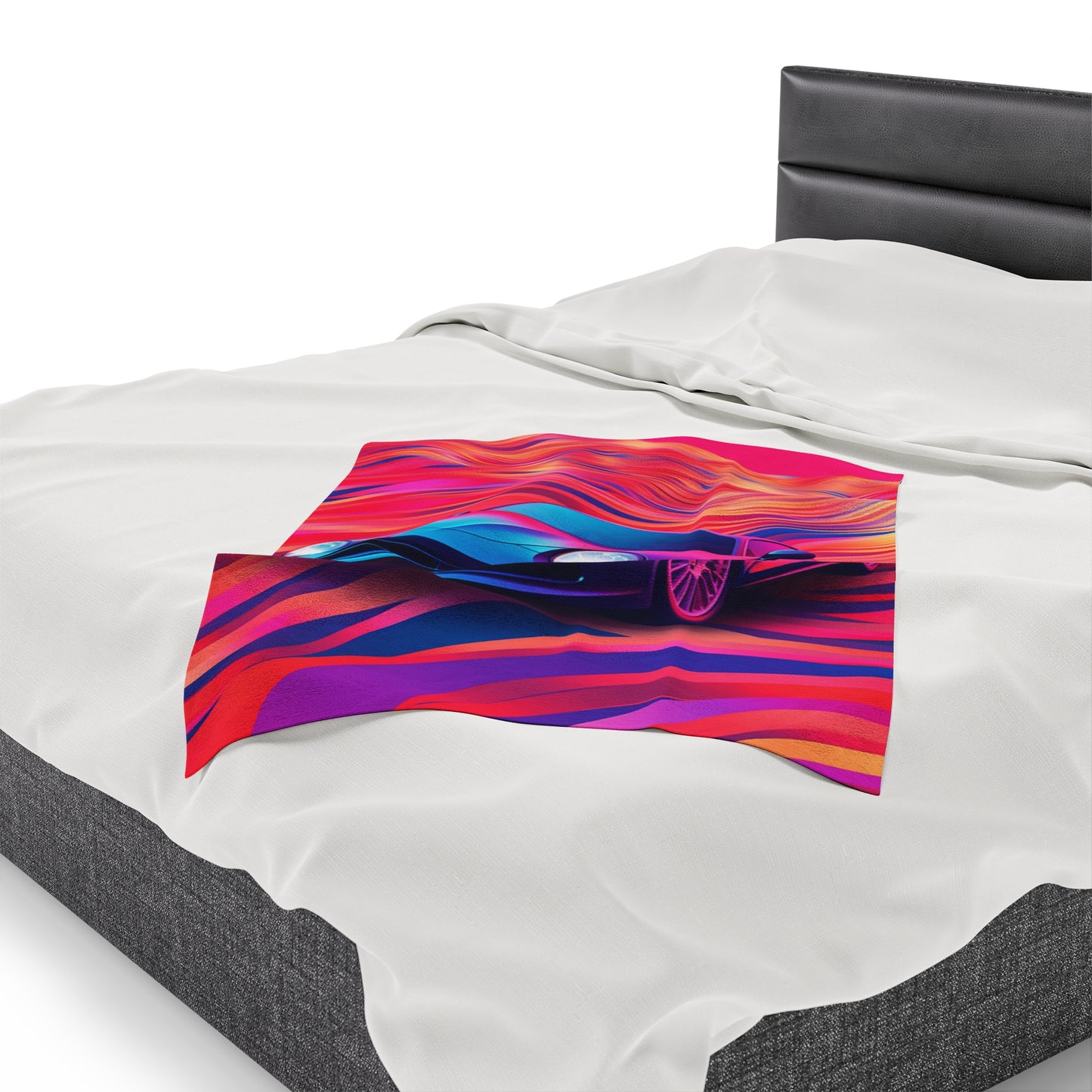 Velveteen Plush Blanket Porsche Water Fusion 3