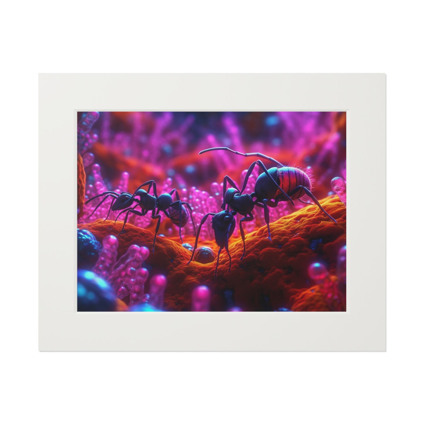 Fine Art Prints (Passepartout Paper Frame) Ants Home 4