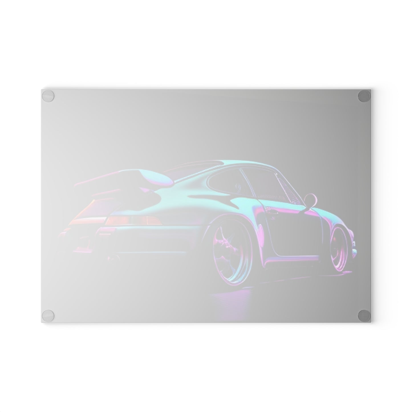 Glass Cutting Board Porsche Purple 2