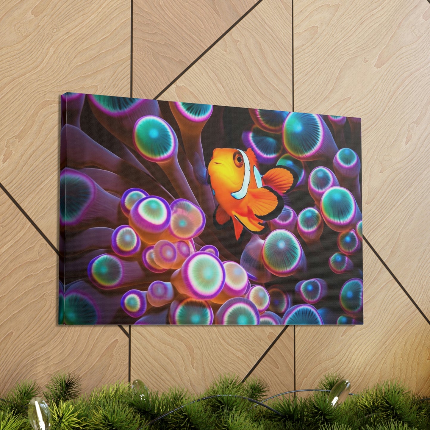 Canvas Gallery Wraps Ocean Anemone 3