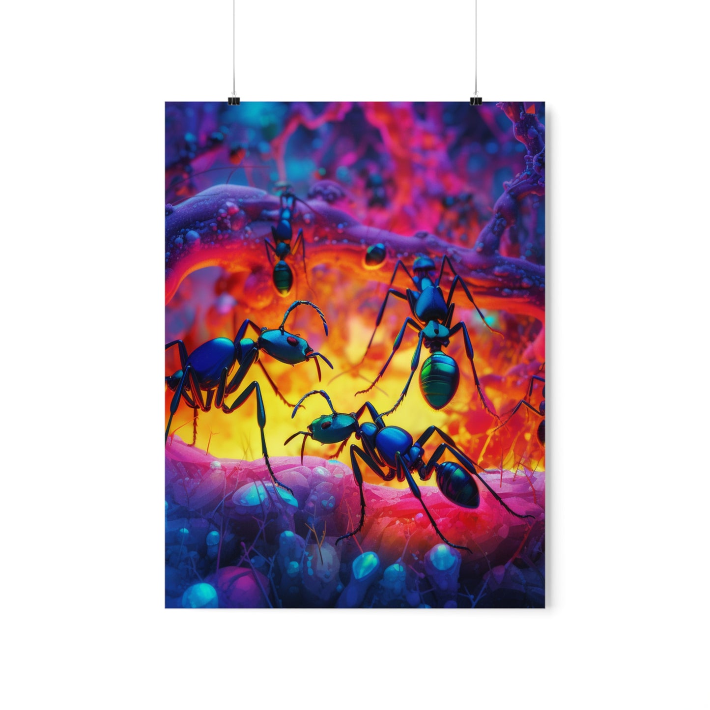 Premium Matte Vertical Posters Ants Home 3