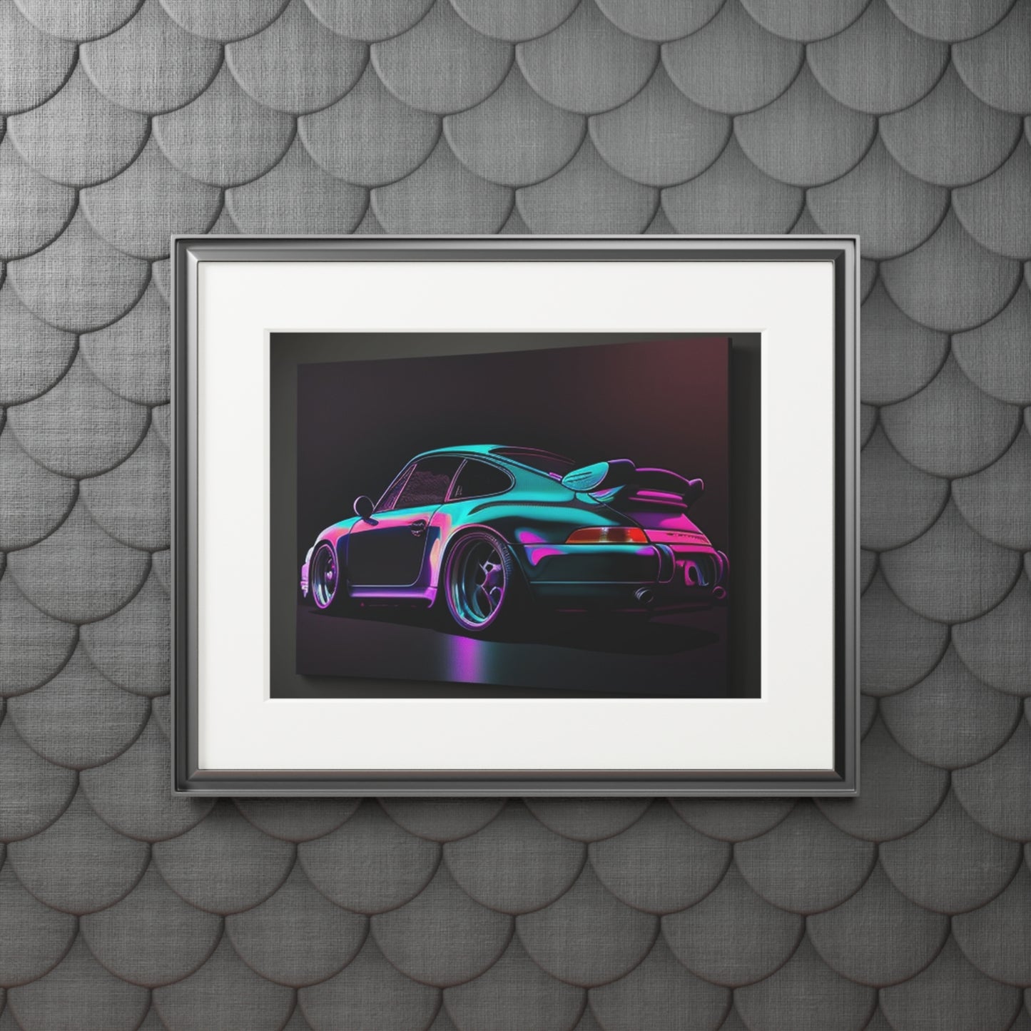 Fine Art Prints (Passepartout Paper Frame) Porsche Purple 1