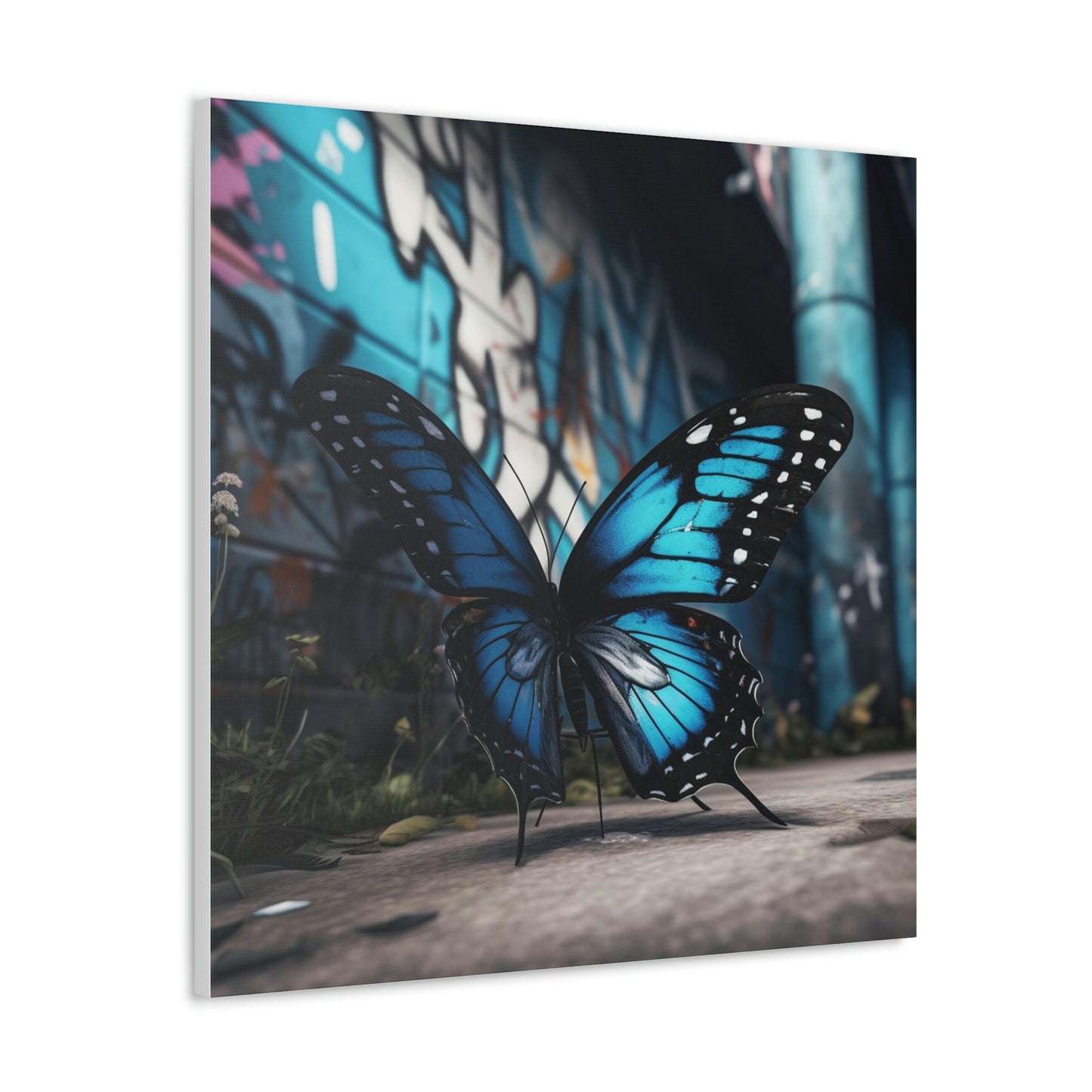 Butterfly street art