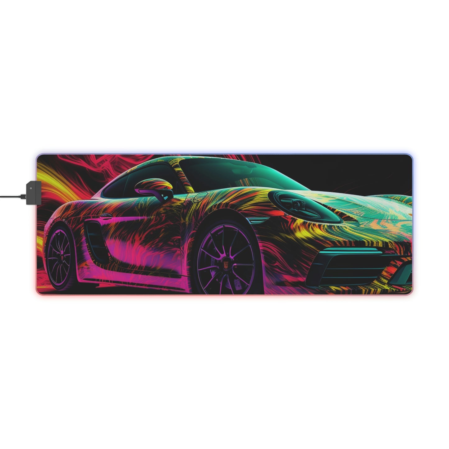 LED Gaming Mouse Pad Porsche Flair 1