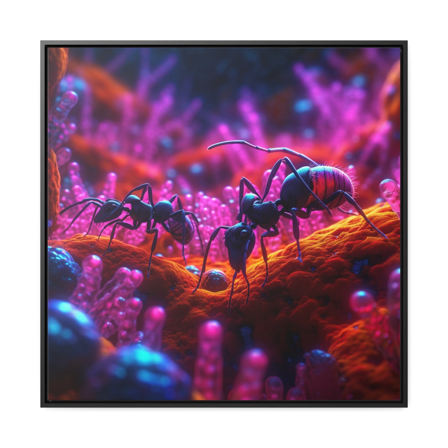 Gallery Canvas Wraps, Square Frame Ants Home 4
