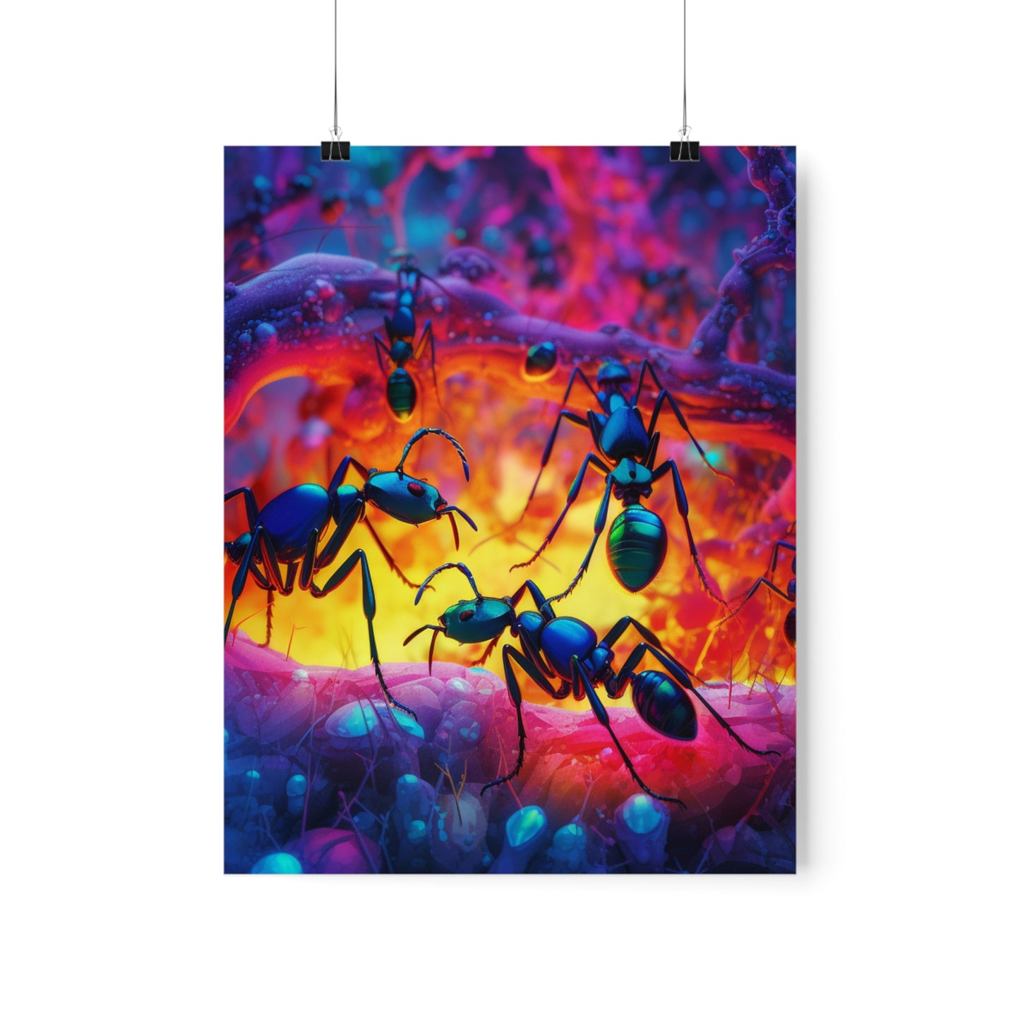 Premium Matte Vertical Posters Ants Home 3