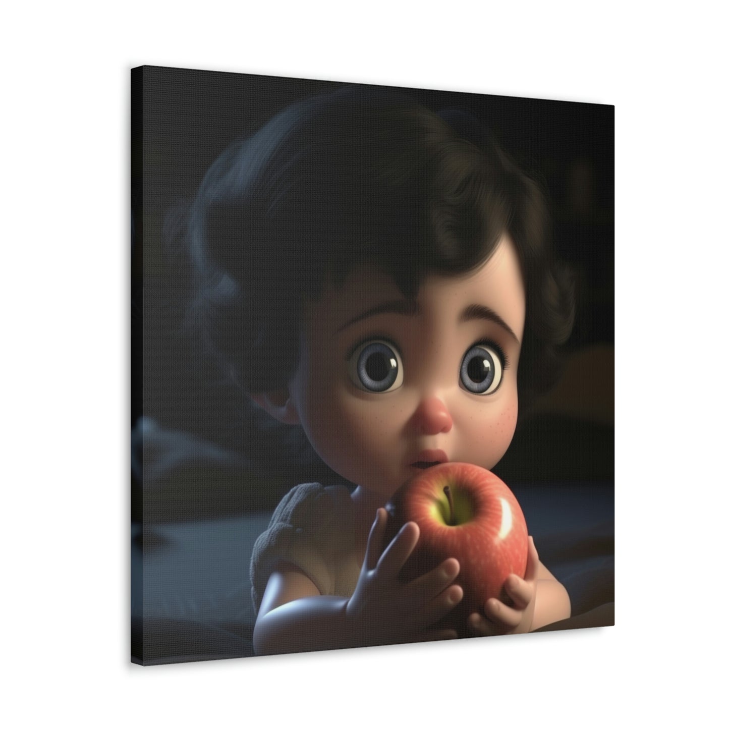 Canvas Gallery Wraps Girl Apple 3