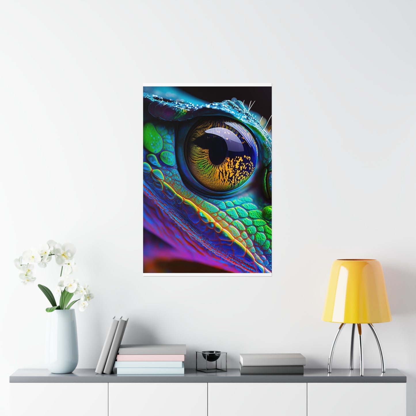 Premium Matte Vertical Posters Macro Eye Photo 4