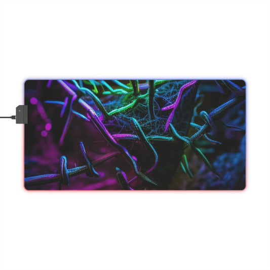 LED Gaming Mouse Pad Macro Neon Barb 3