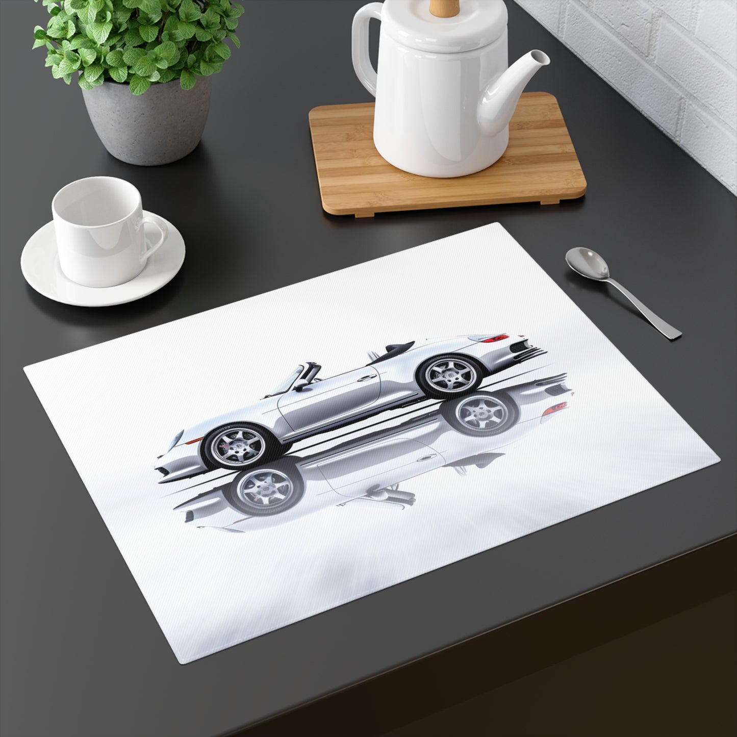 Placemat, 1pc 911 Speedster on water 3