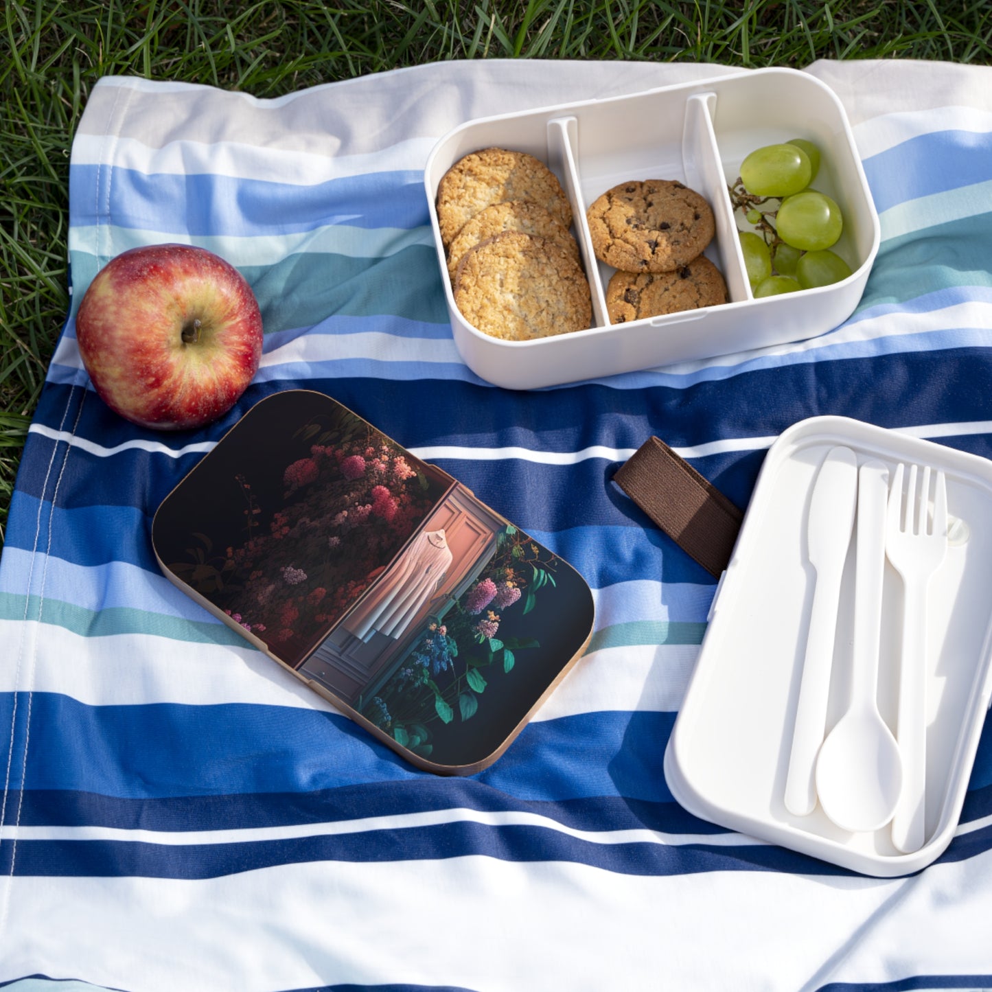 Bento Lunch Box A Wardrobe Surrounded by Flowers 3