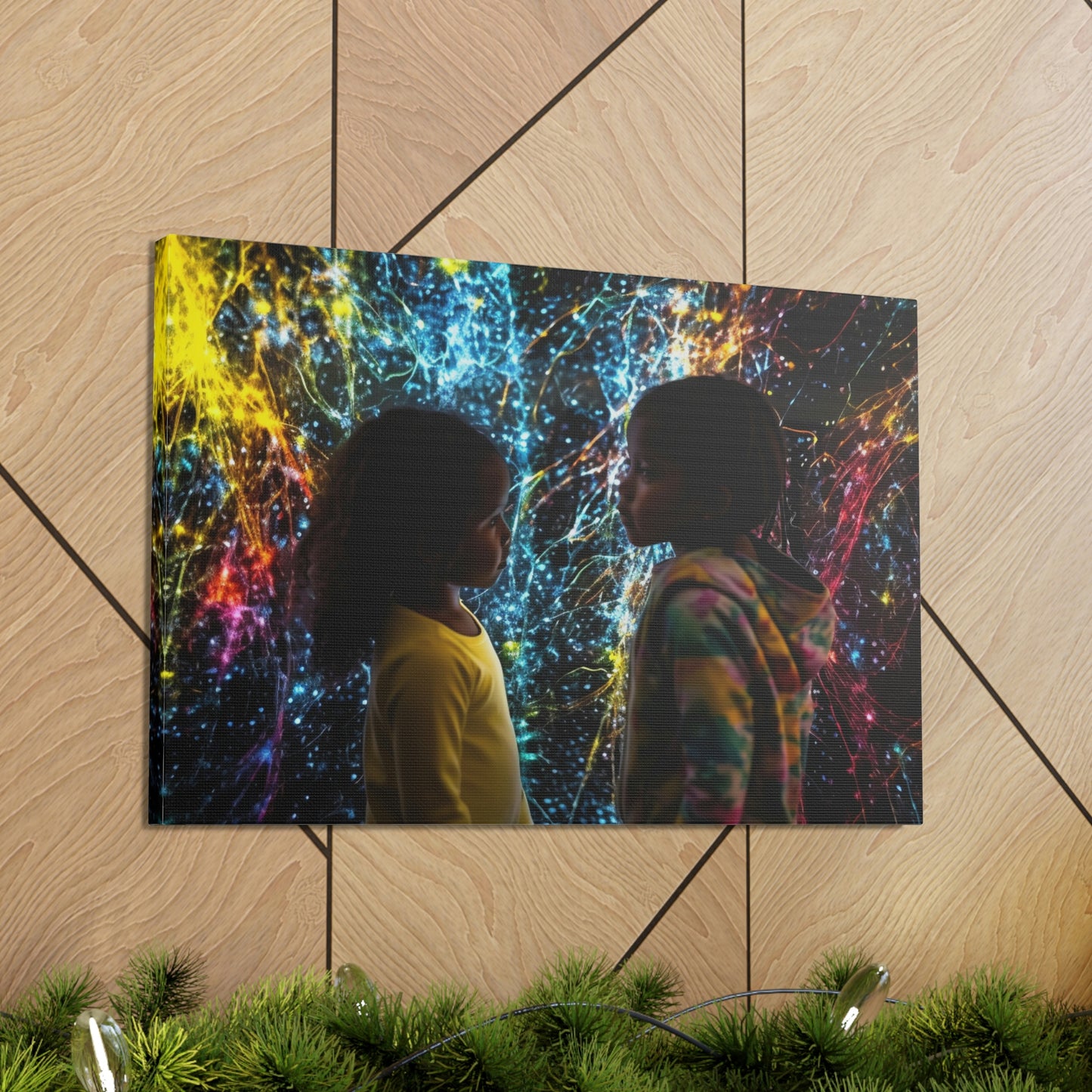 Canvas Gallery Wraps Kid Color Rain 2