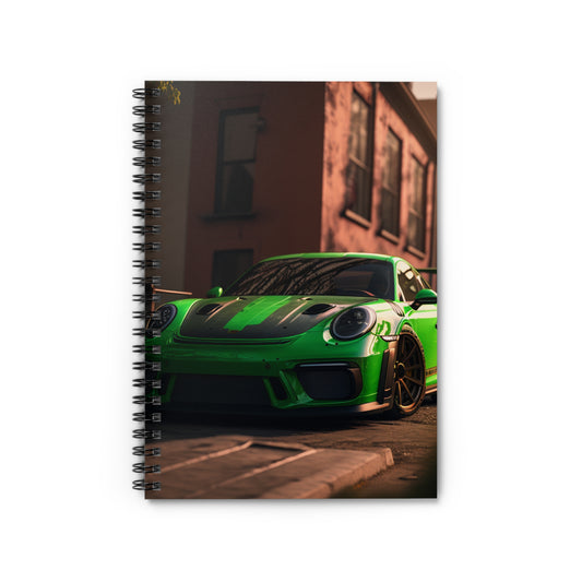 Spiral Notebook - Ruled Line porsche 911 gt3 4