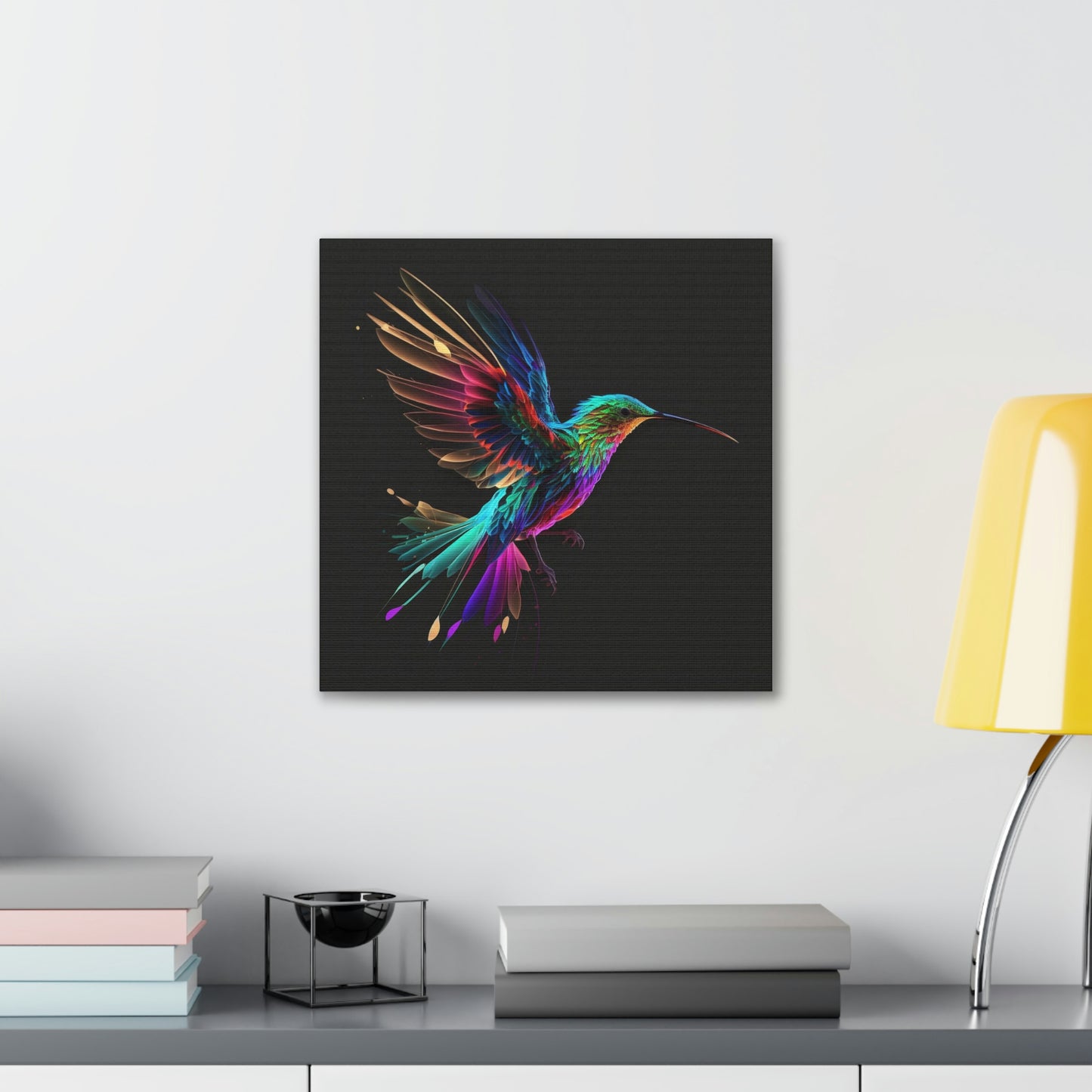 Hummingbird florescent glow